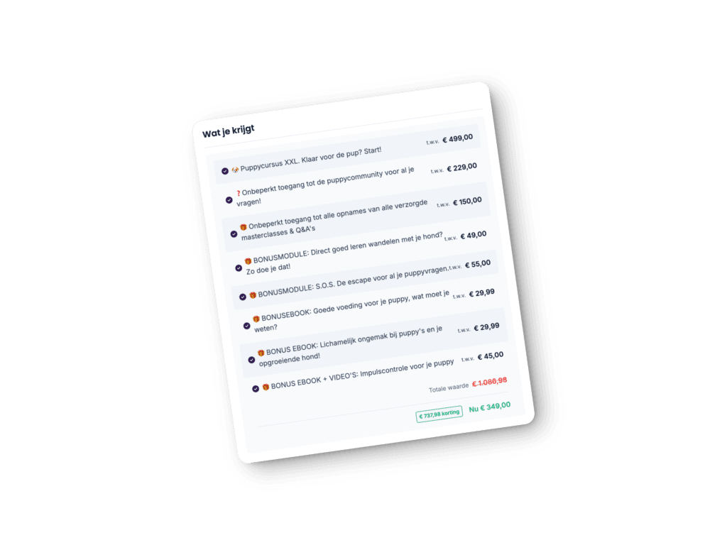 puppycursus Aniek Wendt